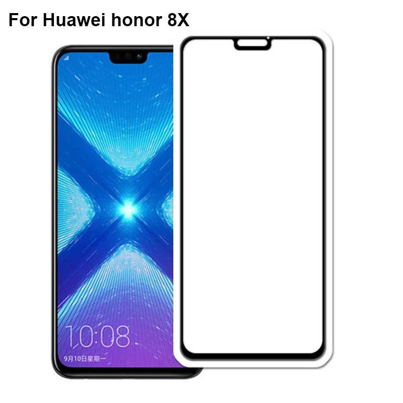 Ультратонкое закаленное стекло 9H для Huawei Honor 8XMax 8 X MAX 8X полное покрытие Защита