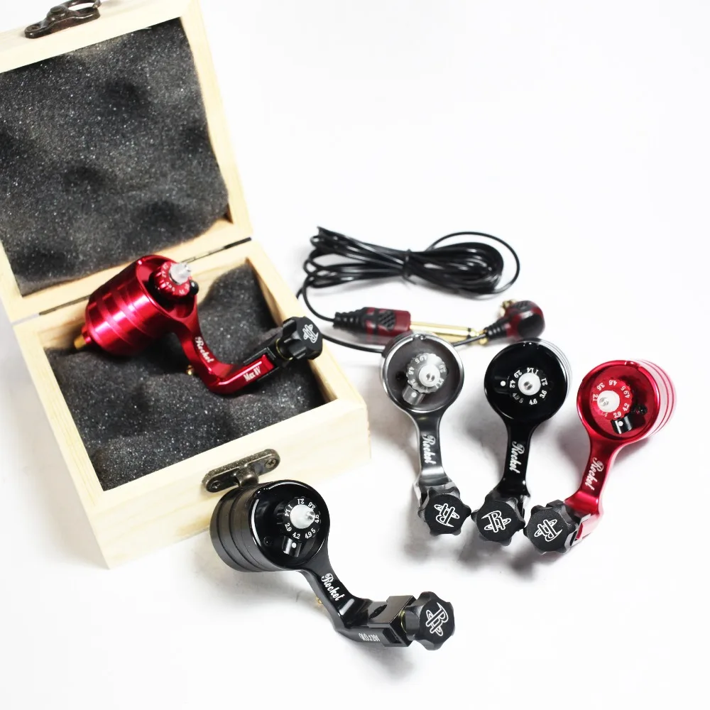 

Rocket Tattoo Machine RCA Clip Cord Machine Direct Drive Tattoo Gun Adjustable Stroke Tatoo Machines Mabuchi Motor Tattoo Machin