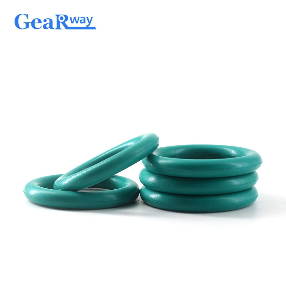 Уплотнительное кольцо Gearway Green FKM уплотнительное 5 7 мм CS 22/25/27/30/57/58/60 OD