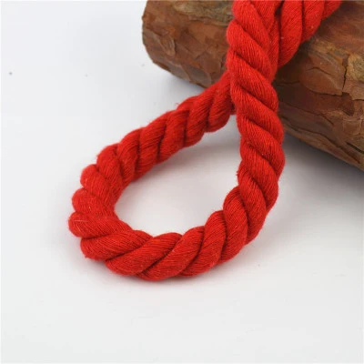 Red Хлопок 10 метров 3 акции витые шнуры хлопок 10 мм DIY Craft украшения из бечёвки хлопок шнур для мешок шнурок ремень 20 Цвета - Цвет: Red