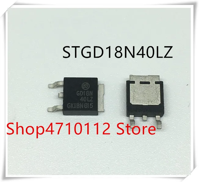 

NEW 10PCS/LOT GD18N40LZ GD18N 40LZ STGD18N40LZ STGD18N40LZT4 18N40 TO-252 IC