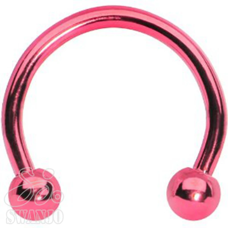 2шт. Пирсинг . Штанга для губы или носовой перегородки из хирургической стпли |