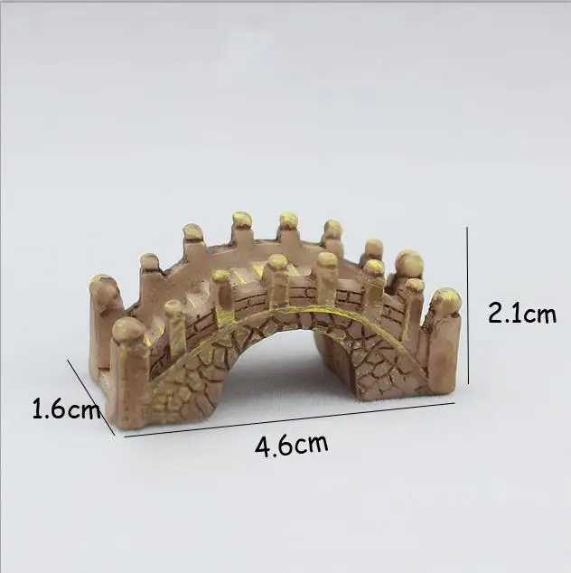 BAIUFOR каменный мост фигурки мини смолы ремесла Сказочный Сад миниатюры DIY Террариум/суккуленты/микро ландшафтное украшение - Цвет: MLAN079