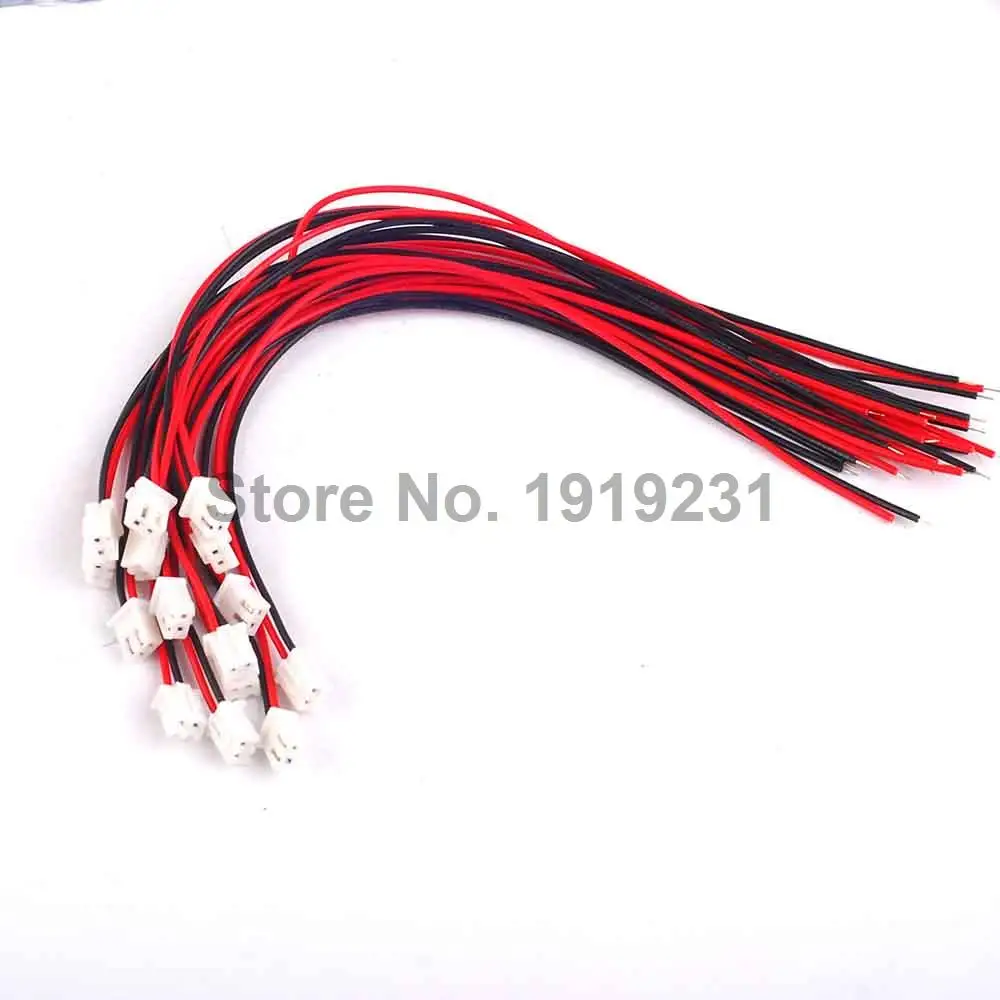 

20PCS XH2.54-2P 2Pin Splice Connector Pitch 2.54mm With 20cm Line