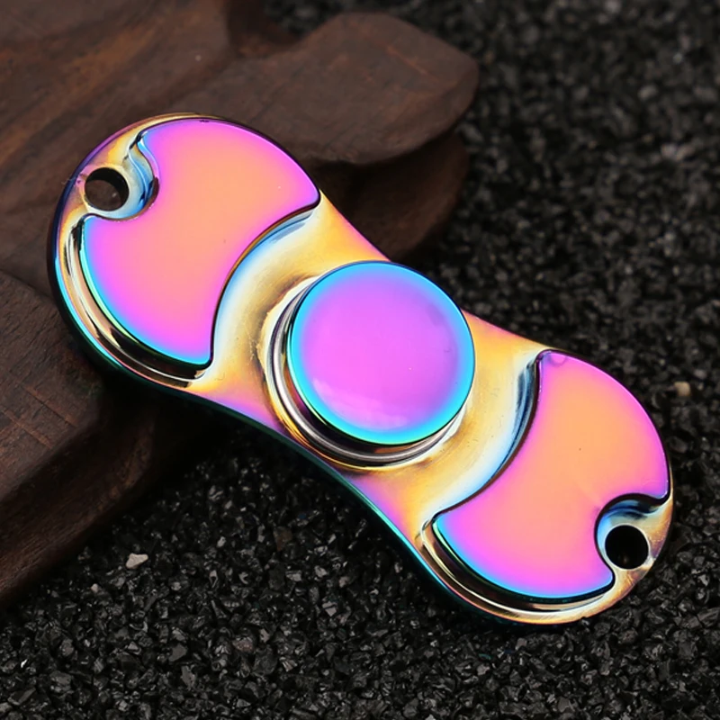 10Pcs/Lot Tri-Spinner Fidget Toy Aluminum Alloy EDC Fidgets Hand Spinner For Autism and ADHD Children Adults Focus Keep | Игрушки и