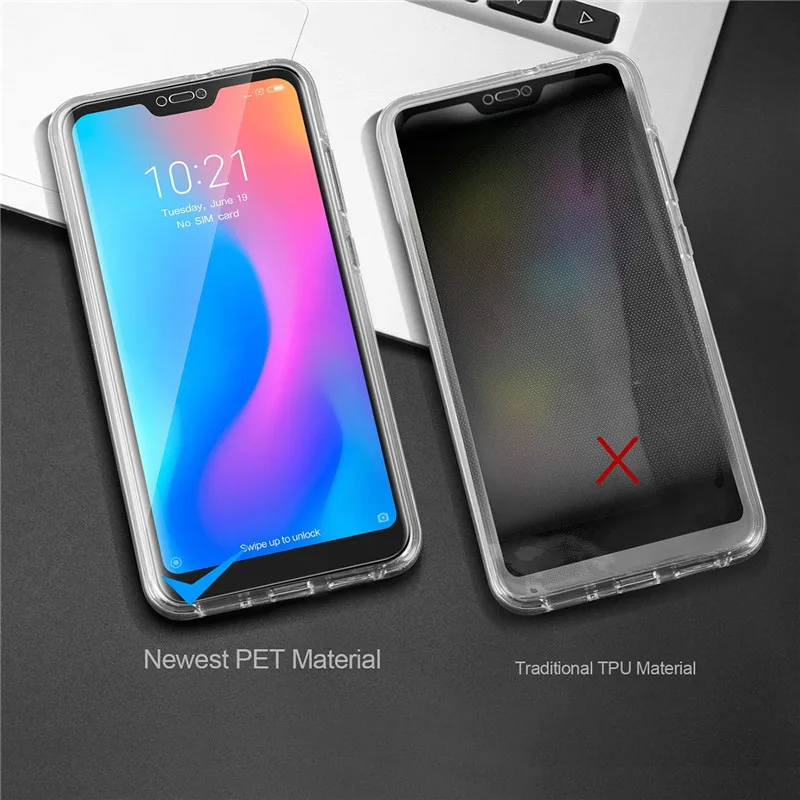 Чехол на 360 градусов для Xiaomi Redmi Note 7 6 Pro Redmi 7A 6A GO 5 Pro 4X 5 Plus Mi 9 Lite Mi 9T A3 8 Lite A1 A2 чехол на весь корпус с сенсорным экраном
