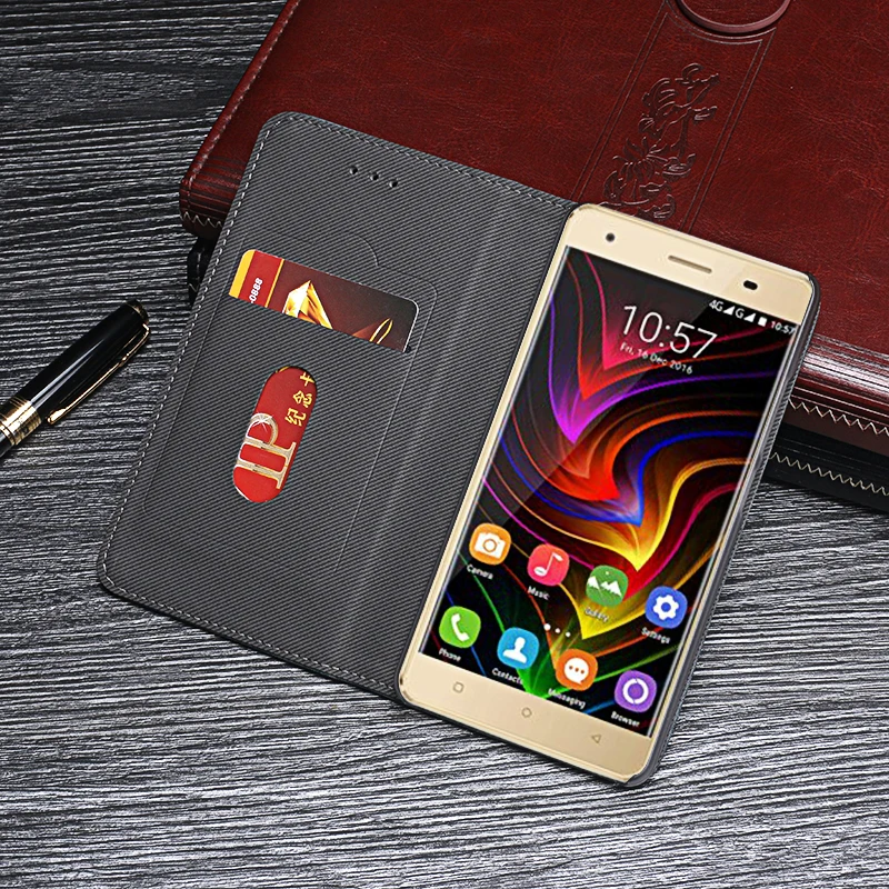 Чехол для Oukitel C5 Pro чехол высокое качество Ретро стиль кожаный с откидной крышкой
