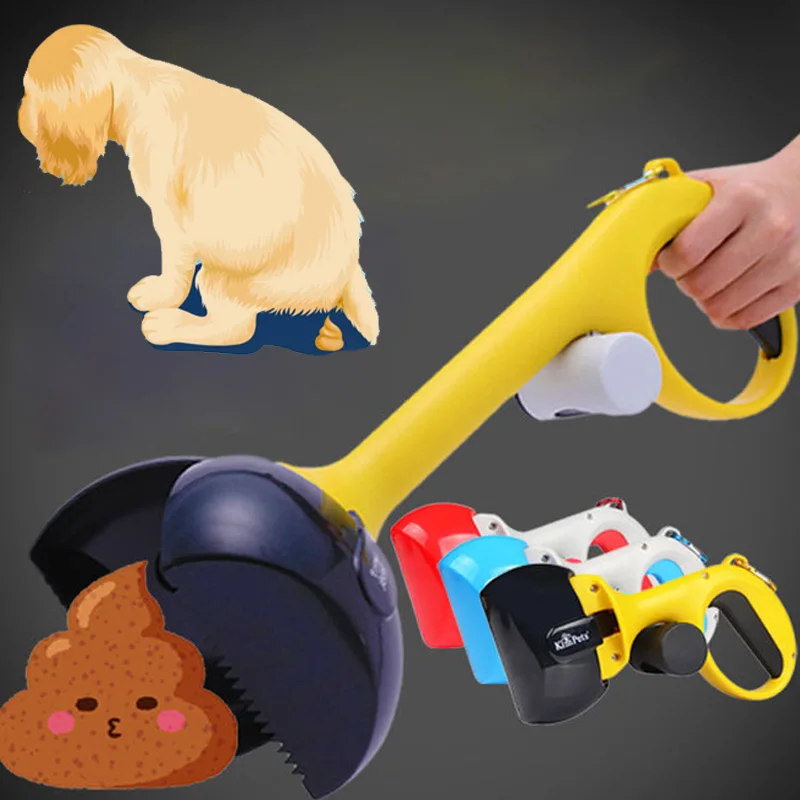 Новый 2 в 1 Pooper Scooper Pet отходы Совок легко чистить захват для собак ходьба