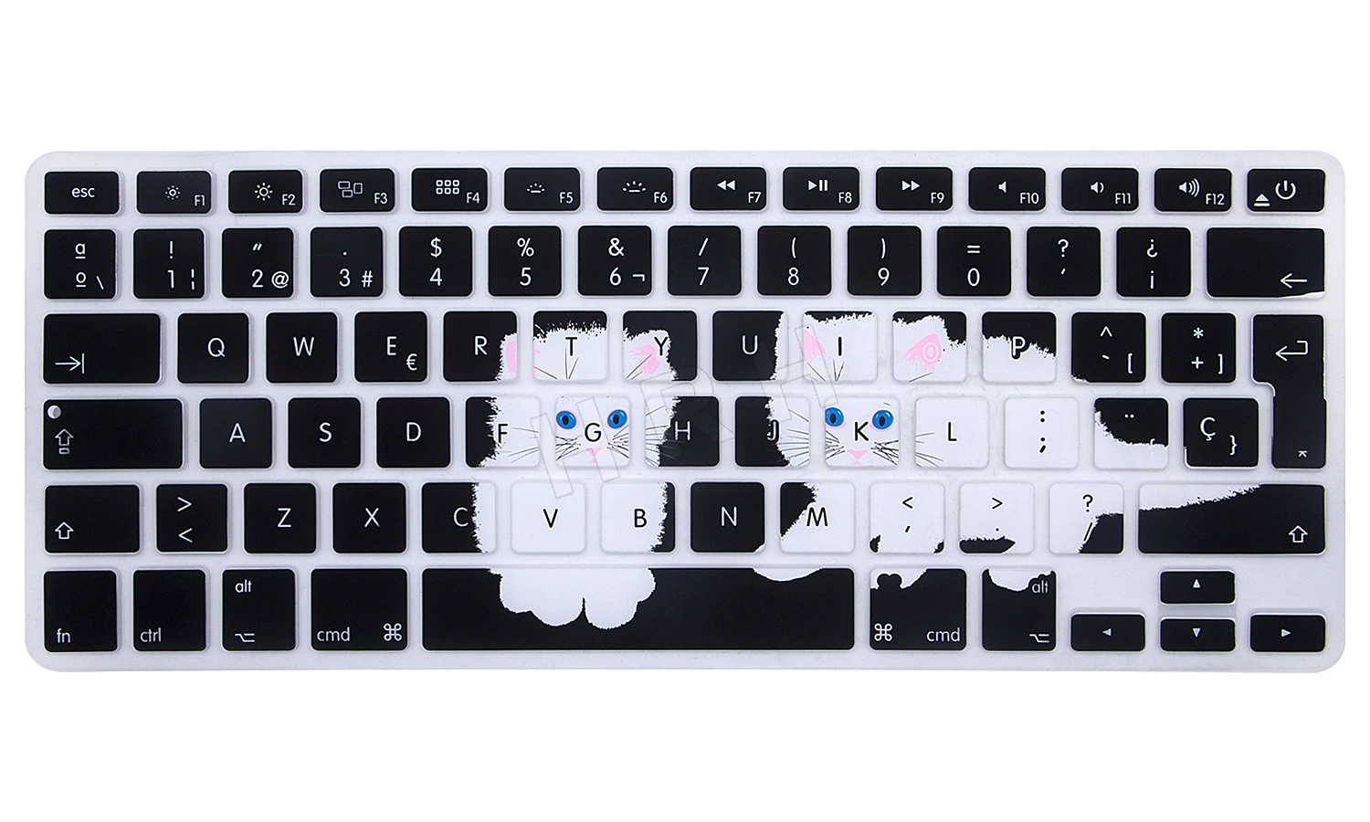 HRH ESP силиконовые испанские животные наклейка клавиатура Обложка протектор для Macbook Air Pro 13 15 17 протектор для Macbook клавиатура SpanI