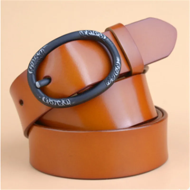 

New Men'S Belt Belts Genuine Leather Suspenders Waistband Silver Clothing For Jeans Accessories Apparel Waist Summer Woman