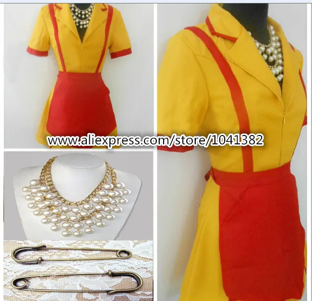 Макси или Кэролайн костюмы для косплея 2 поломанные девушки ТВ сериал в том же