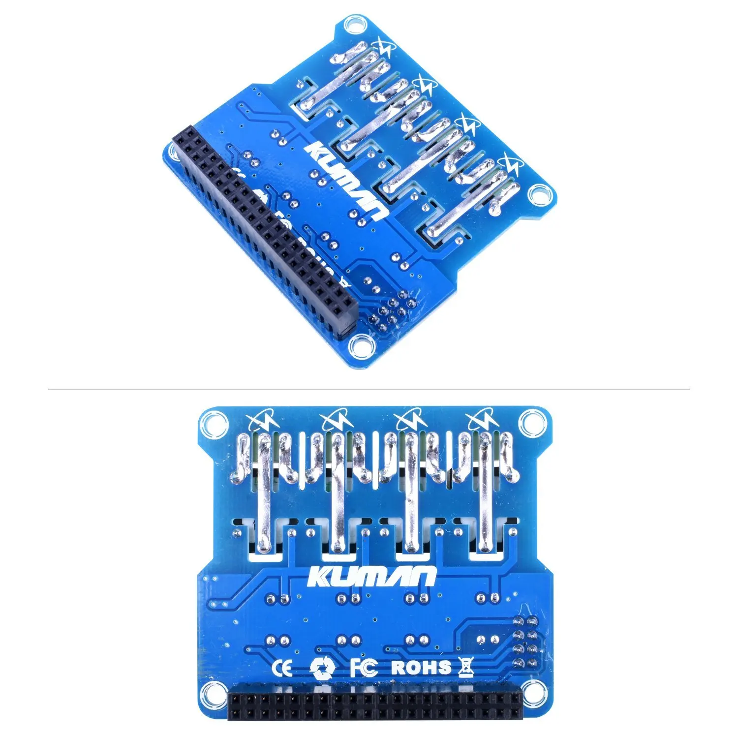 Miroad 4 канала Raspberry Pi Плата расширения Мощность реле платы модуля для 3 2 A + B 2b 3B