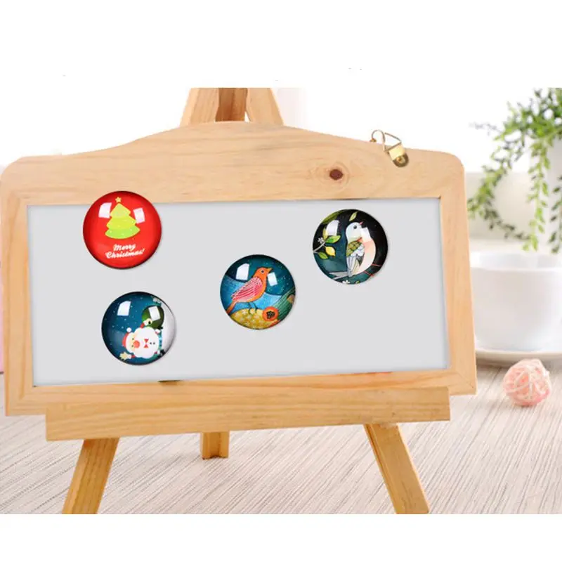 

Classic 30 MM Glass Dome 12 Constellation Pattern Refrigerator Decoration Magnetic Stickers Fridge Magnet Birthday Gift Souvenir