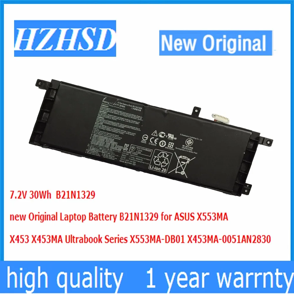 Новый оригинальный Аккумулятор B21N1329 для ноутбука ASUS X553MA X453 X453MA серия Ultrabook X553MA-DB01