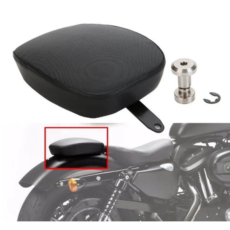 Черное заднее сиденье для пассажирского мотоцикла Harley Sportster XL 1200 883 72 48| |