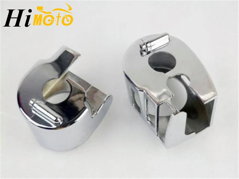

Chrome Motorcycle Handlebar Switch Housing Covers For Yamaha V-Star VSTAR V Star 1100 Classic & Silverado Models Only