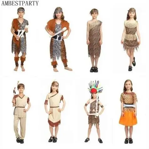 2017 Детский костюм для косплея индейцев из варваров костюмы Хэллоуина карнавала