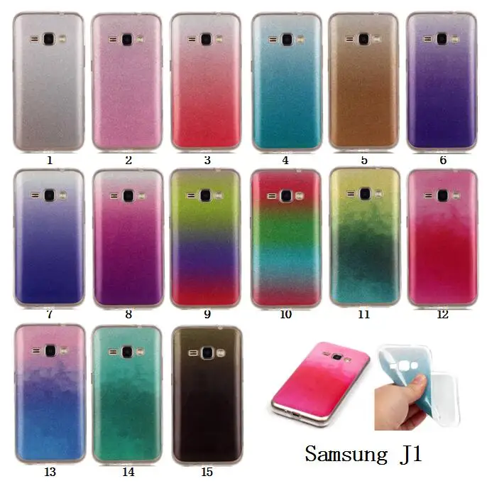 Антидетонационных Case для Samsung Galaxy J12016 Роскошные Кремния Блеск Ультра тонкий