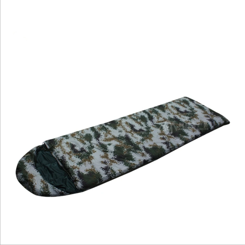 

YINGTOUMAN Camouflage Sleeping Bag Outdoor Mountaineering Camping Hiking Camping Adult Sleeping Pad Army or Military