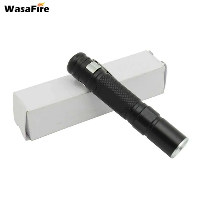 Wasafire мини карманный Ручка светильник мощная светодиодная вспышка