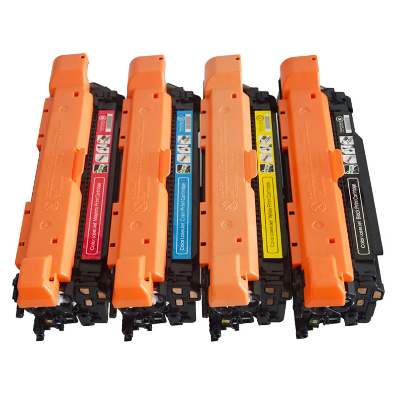 

4 Pack CE400A CE401A CE402A CE403A 507A 507X Color Toner Cartridge compatible For HP LaserJet Pro 500 MFP M570dn Printer