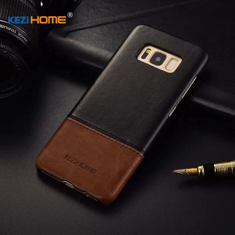 Чехол для samsung Galaxy S8/S8 Plus KEZiHOME роскошный хит цвета натуральная кожа твердая задняя крышка для Galaxy S8 Plus чехол для телефона s