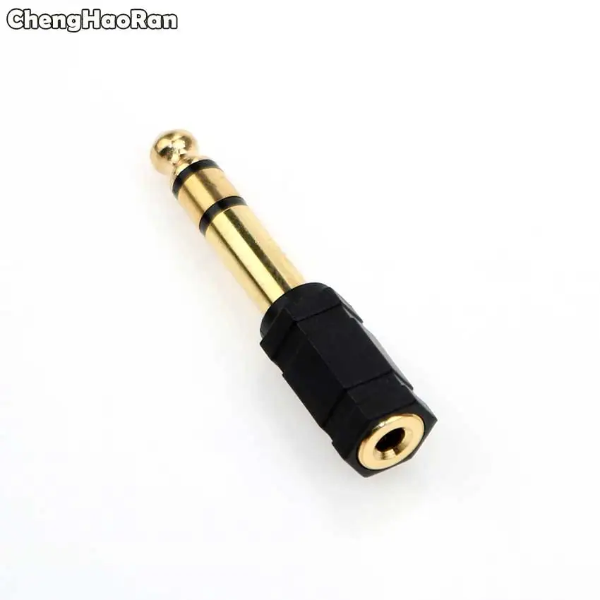 ChengHaoRan 6 35 мм 1/4 &quotштекер до 3 5 1/8&quot гнездовой аудио адаптер гнездо стерео для