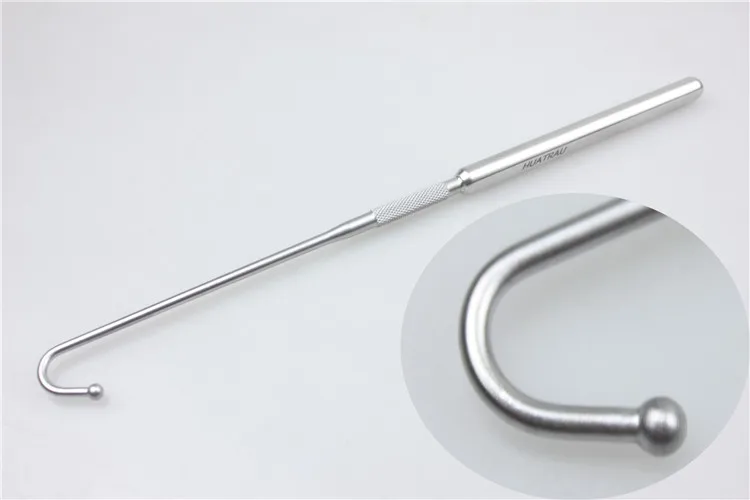 

medical tool Ovarian hook Small animal sterilization instrument Fallopian tube retractor Pet veterinary Gynecological abortion