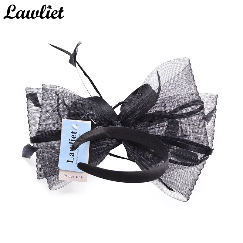 

Fascinator Hat Sinamay Feather Hen Party Cocktail Hat Kentucky Derby Tea Party Wedding Formal Lady Headwear Race Headpiece A326