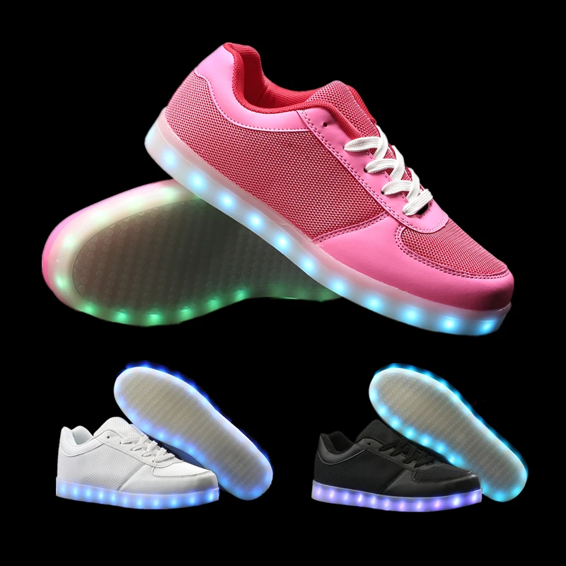 LED Light up Shoes men New tenis led USB Charge leisure Casual Couple neon Flash male Unisex Hot Fashion colorful luminous | Обувь