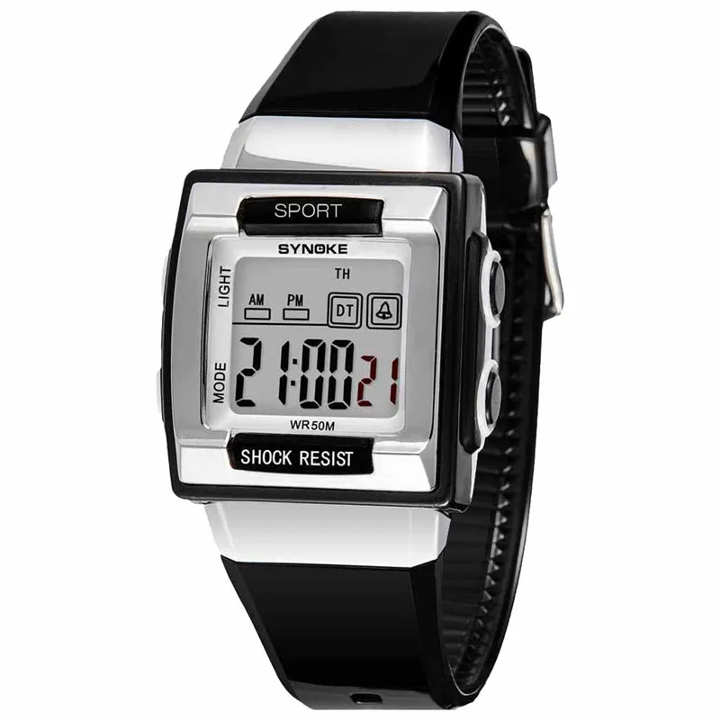 Student Boys Girls Watches Luminous Alarm Electronic Watch Multifunctional LED Digital Children Wrist Sport Kid Clock /DD | Наручные часы
