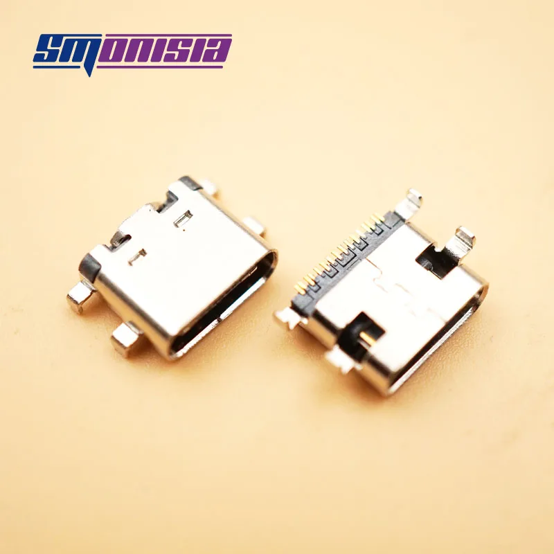 

100 шт., 4-контактный разъем USB 3,1 типа C, 1,6 мм
