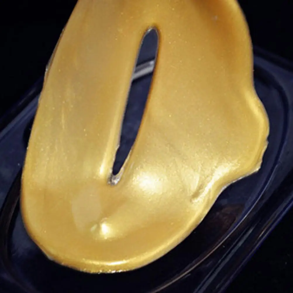 5 шт. золотой порошок гель коллаген бальзам для губ лист патч женщин уход за кожей