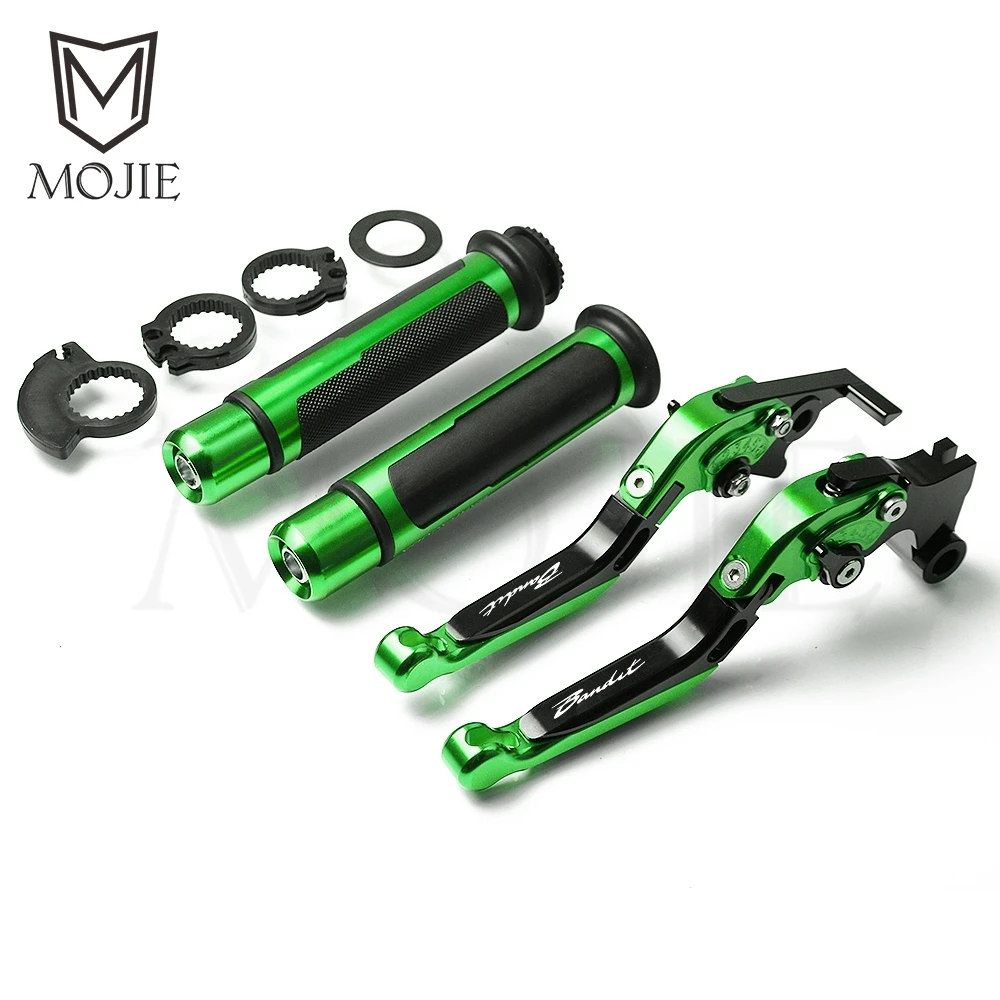 Black Green Мотоцикл с ЧПУ Складные тормозные рычаги сцепления Руль рукоятки для Suzuki GSF650 GSF 650 S N GSF650S GSF650N BANDIT 2005-2006 - Цвет: Black Green