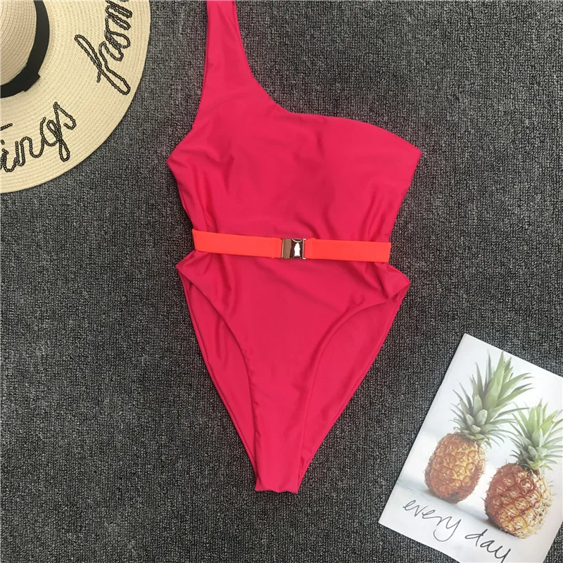 2018 Maillot De Bain Badpak купальник женский сексуальный однотонный Цельный металлический