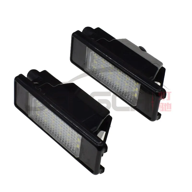 2 Pcs 12 V 18 LED Nombre de Plaque D'immatriculation Lampe Pour Peugeot106 1007 207 407 508 | Автомобили и мотоциклы