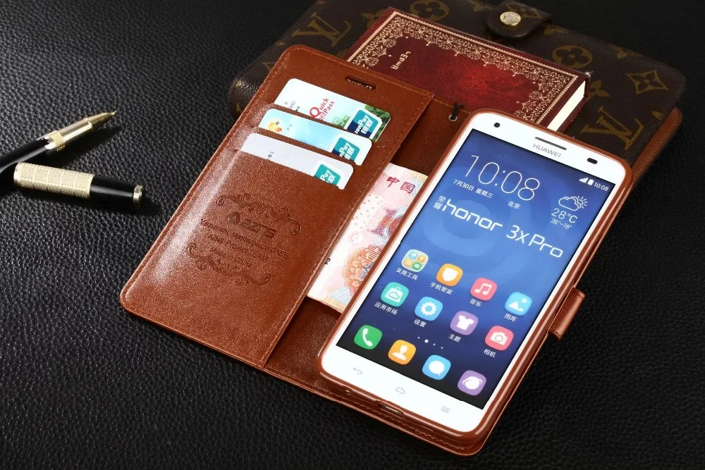 DIYABEI для Honor 3X чехол 5,5 дюймов кошелек чехол для телефона из искусственной кожи для huawei Honor 3X G750 чехол книжка флип защитный чехол сумка