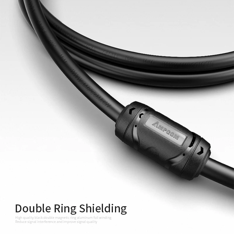 AMPCOM VGA Cable to (SVGA Cable) Male 1080P Super Display Cord for PC Projector Laptop TV | Электроника