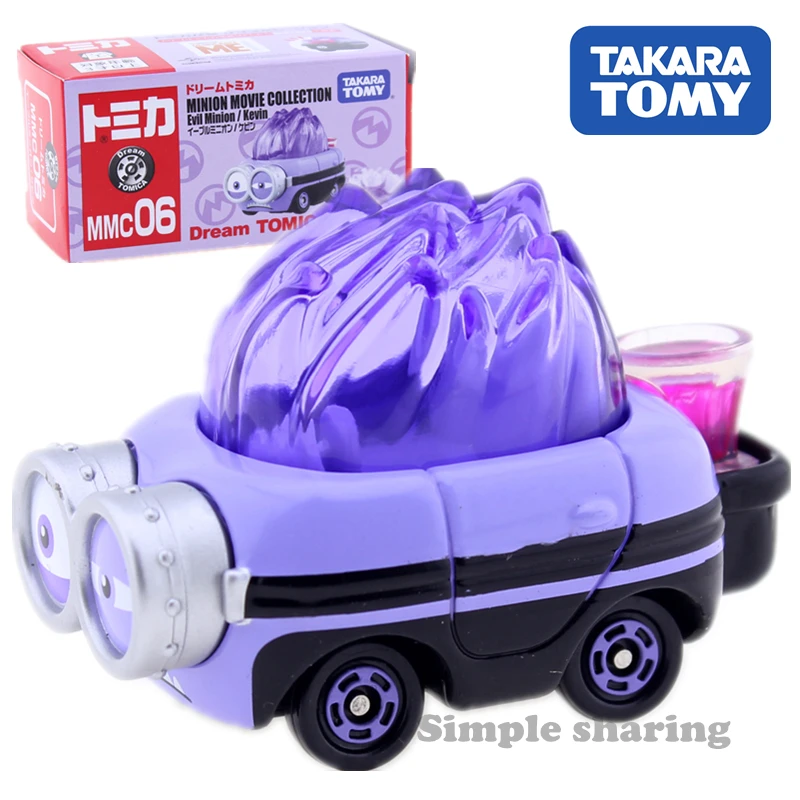 Takara Tomy Dream Tomica MMC 06 Миньон кино коллекционные вещи злой Кевин прозрачный
