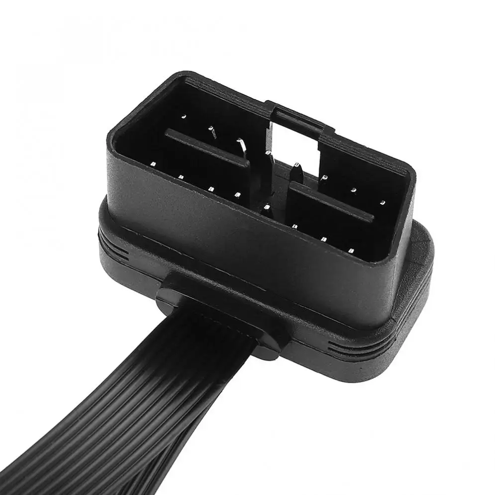 OBD II 16 контактный штыревой разъем для двойной гнездовой Y сплиттер удлинитель