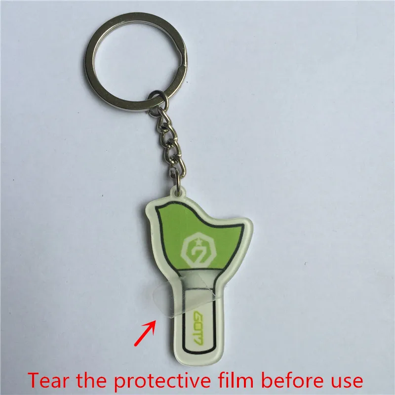 Kpop GOT7 светильник лая палка в том же стиле брелок сумка Подвеска чехол 360 градусов