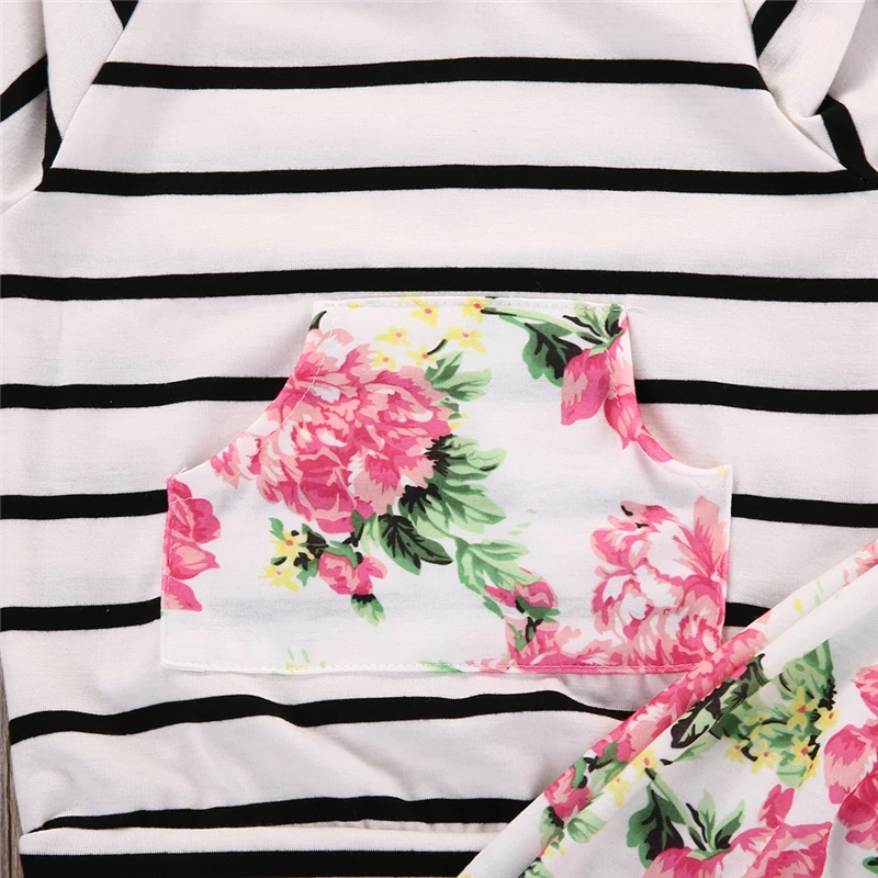 2 шт. пуловер с капюшоном и штаны в полоску|baby girl clothes|baby clothes setbaby |