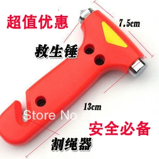 Multi-function car safety hammer lifesaving to escape |