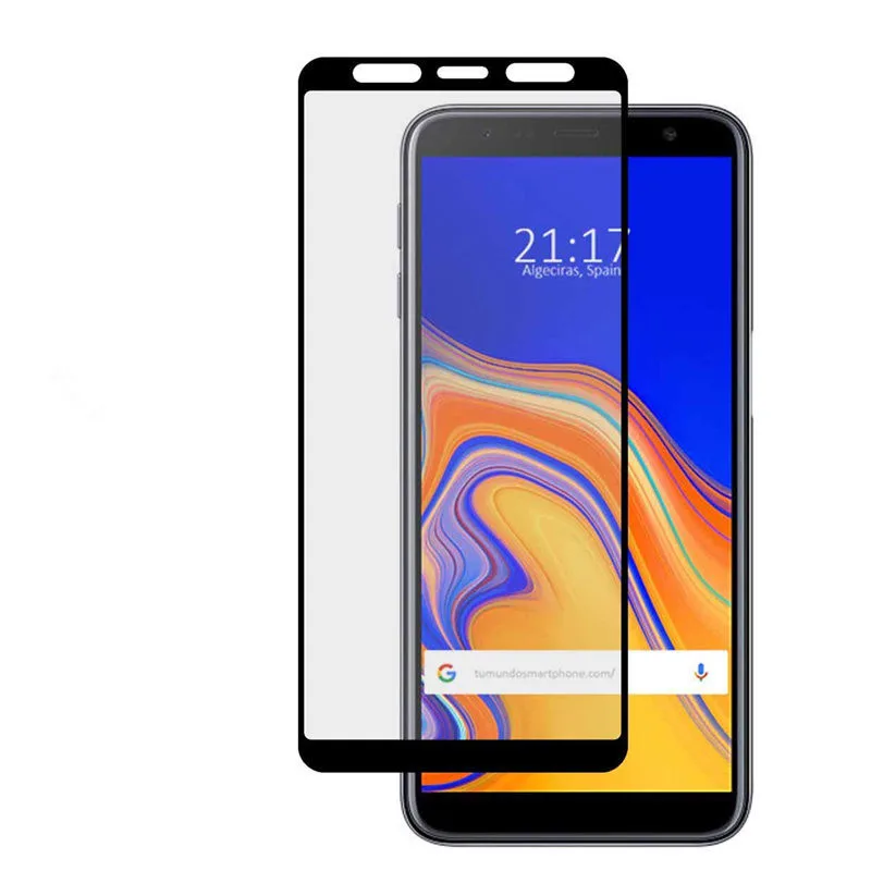 Защитное стекло закаленное для Samsung Galaxy J4 Plus 2 шт.|Защитные стёкла и плёнки