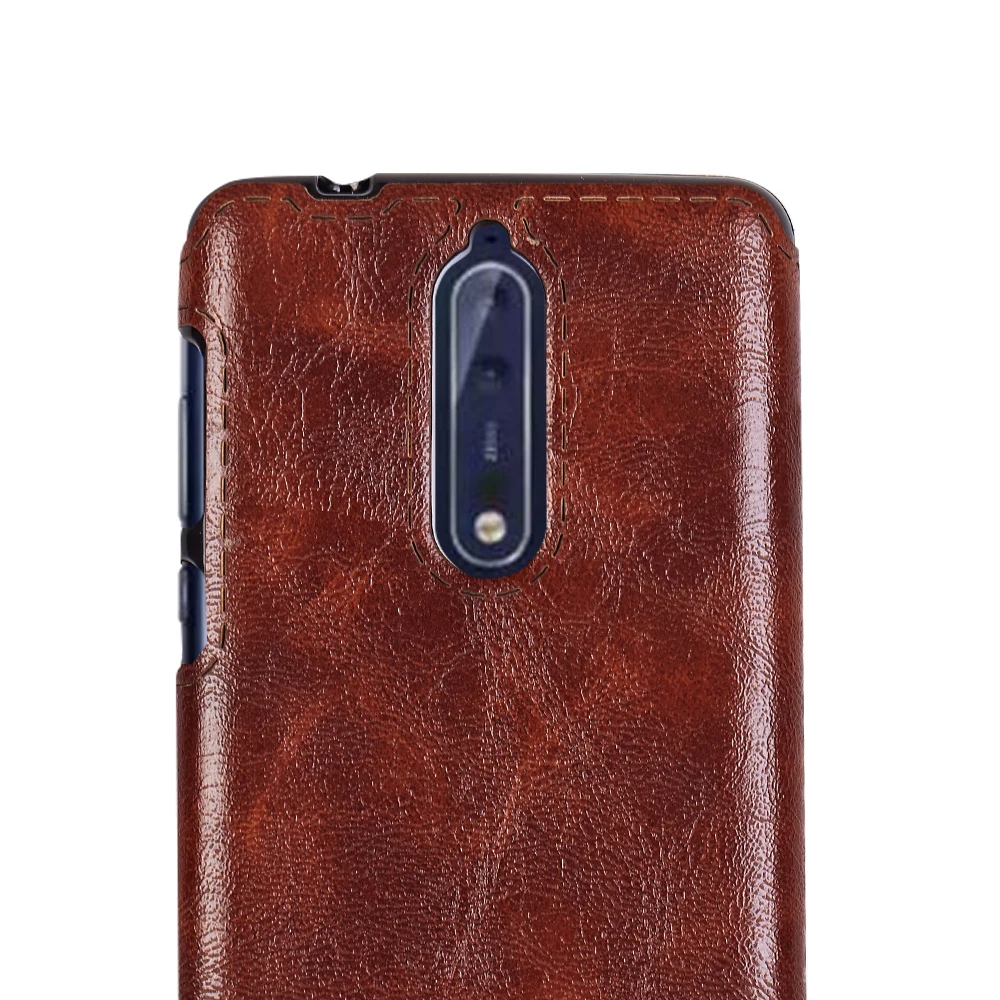 subin For Nokia 8 Case 5.3inch Soft TPU+PU Leather Paste skin Silicone Cover TA-1052 Phone Cases |