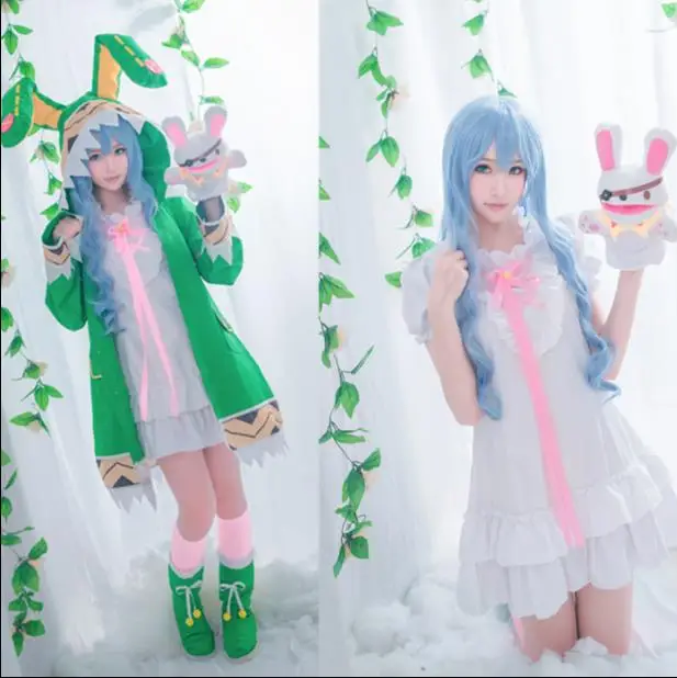 Женская толстовка с капюшоном и кроличьими ушками из аниме Date a Live |