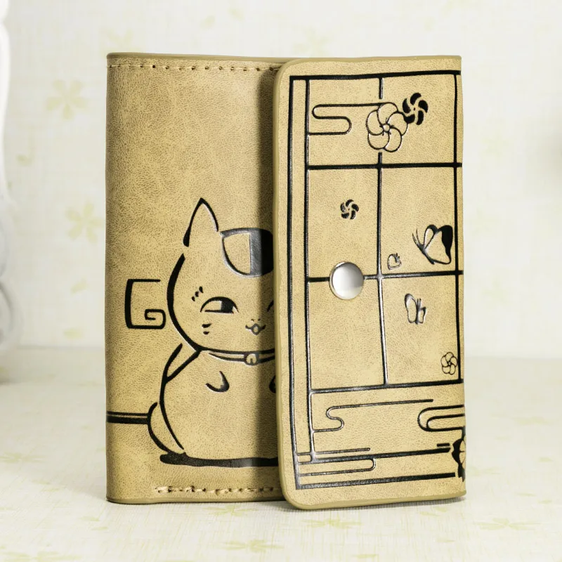 Японский аниме Natsume Yuujinchou cos Nyanko-sensei PU мужской женский модный длинный и короткий кошелек для отдыха