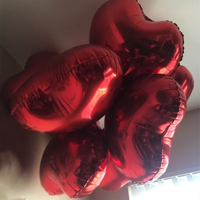 Воздушные шары 18 дюймов из фольги с жемчугом розовым золотом и сердцем|Воздушные