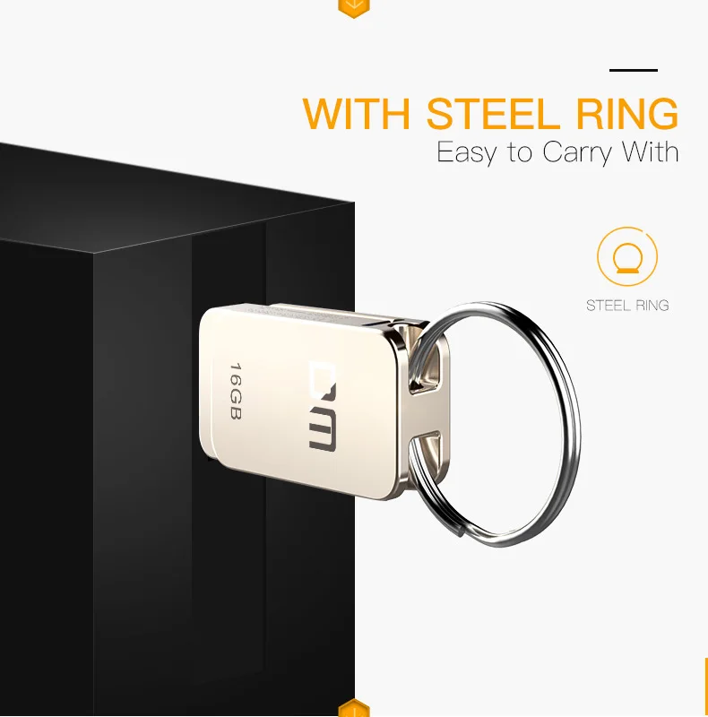 DM PD020 USB флеш-накопитель, 16 Гб металлический OTG флеш-накопитель, высокоскоростная USB 2,0 карта памяти 32 Гб флеш-накопитель, реальная емкость 8 Гб U диск