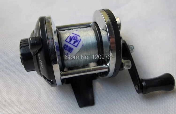 EV105 катушка для подледной рыбалки маленькая карманная заброса приманки